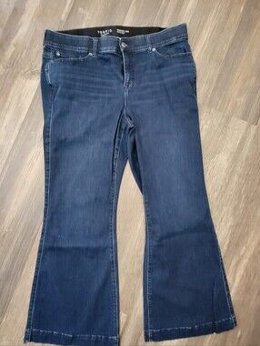 Torrid Dark Indigo Flare Jeans